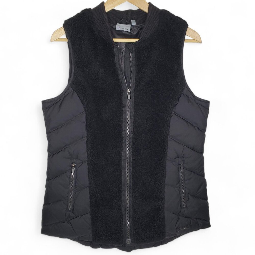 Athleta Tundra Puffer Vest Women's Responsible Goose Down Gorpcore Outerwear M